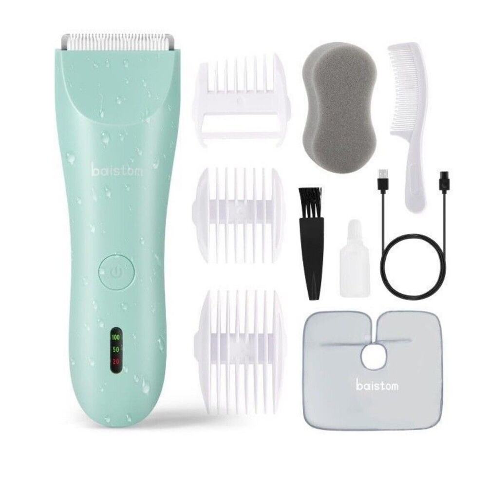 Baistom Baby Hair Clippers, Quiet Hair Trimmer for Kids, Waterproof Rechargeable